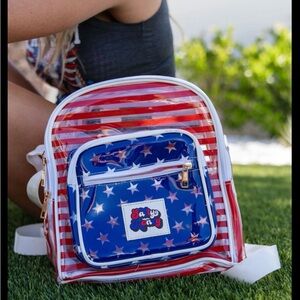 Salty Honey American flag backpack